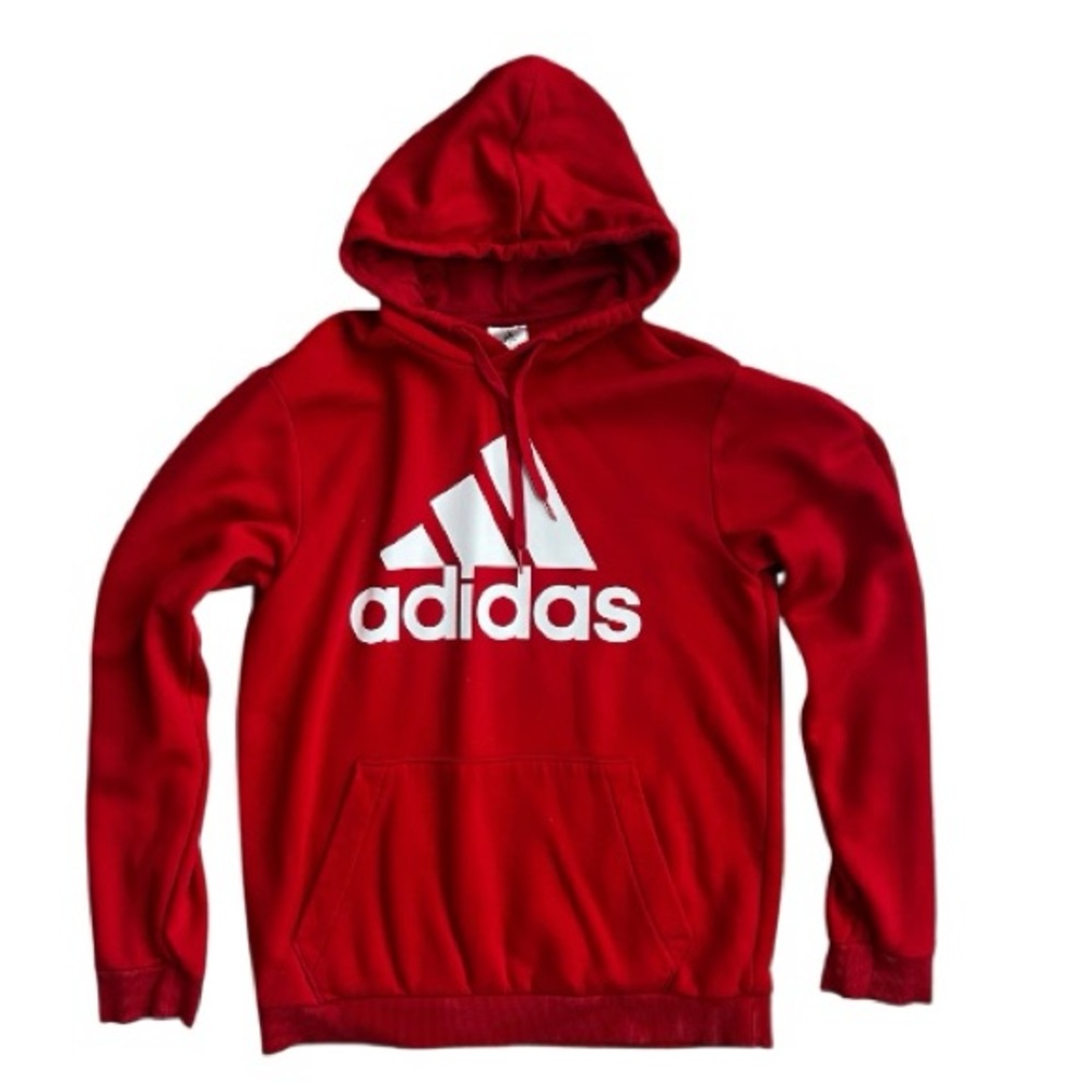 Adidas Red Hoodie Size Medium GUC